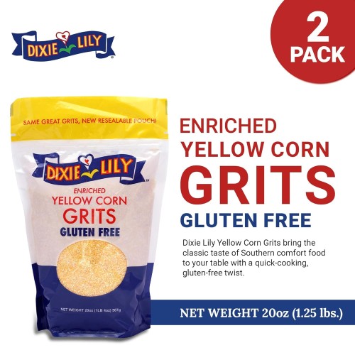 Dixie Yellow Grits - Pack Of 2 - Dixie Yellow Corn