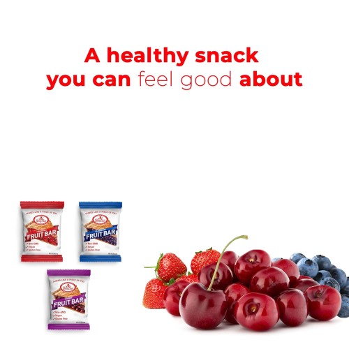 Betty Lous Fruit Bars 3 Flavor Variety Pack Blueberry,