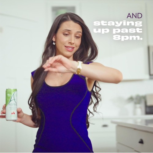 Aspire Healthy Energy Drink – Cranberry, 12 Pack – Zero Sugar, C