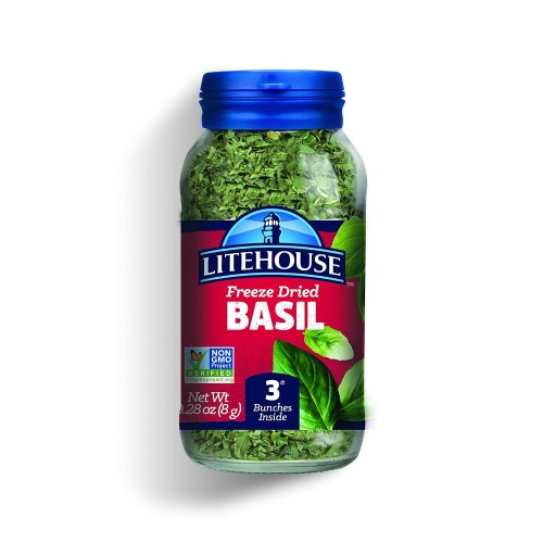 Litehouse Freeze Dried Non-Gmo Basil 0.28 Oz 1 Bottle