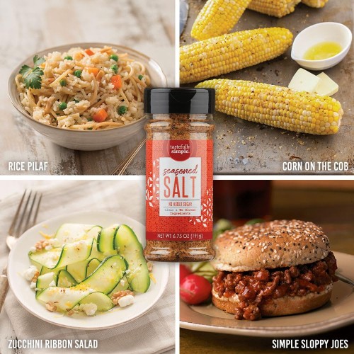 Tastefully Simple Seasoned Salt - Perfect For Beef, Chicken, Fis