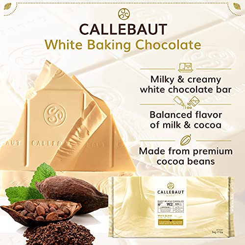 Callebaut White Baking Chocolate - 11 lb 11 pound 11 Lbs