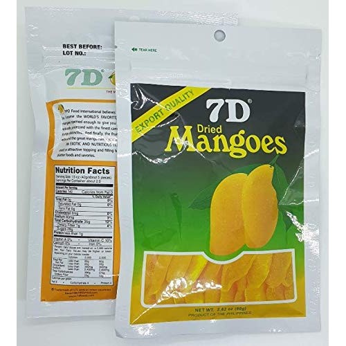 Naturally Delicious 7D Mangoes Tree Ripened Dried Mango 2 Pack