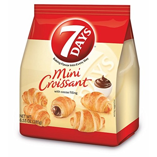 7Days Mini Croissant Chocolate Filling, Single Bag, By 7 Days