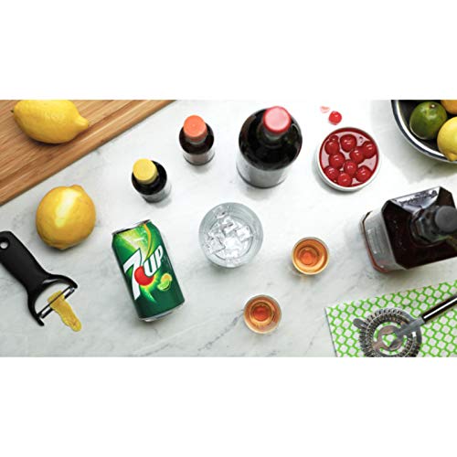 Diet 7Up Lemon Lime Soda, Zero Calories And Caffeine Free, 12 Fl