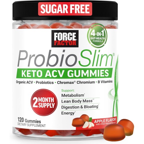 ProbioSlim Apple Cider Vinegar Gummies with Organic Apple Cider ...