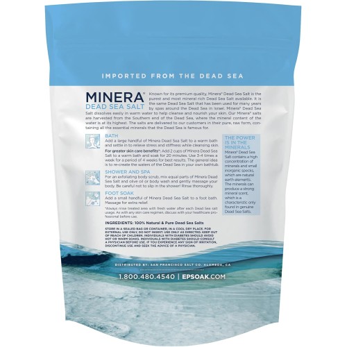 Minera Dead Sea Salt - 19 Lbs. Fine Bulk Bag