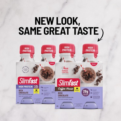 Slimfast Advanced Energy, Meal Replacement Shake, High Protein,