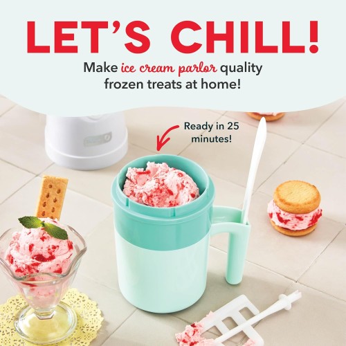Dash My Pint Electric Ice Cream Maker Machine For Gelato, Sorbet