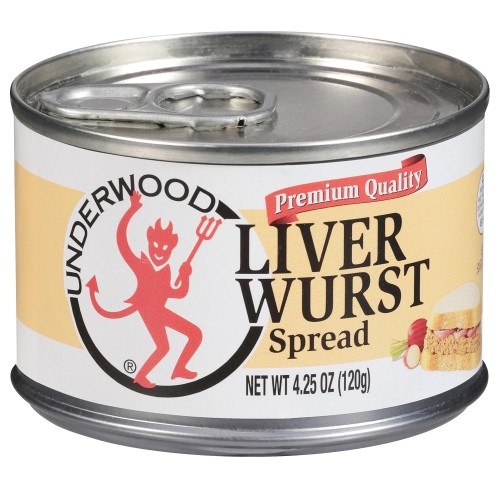 Underwood Liver Wurst Spread, 4.25Oz Can Pack Of 6