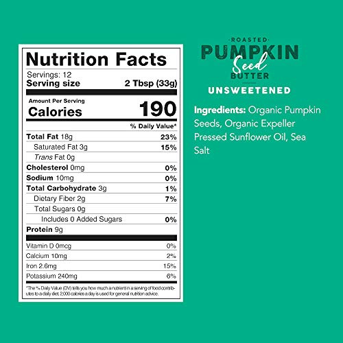 88 Acres Organic Pumpkin Seed Butter | Unsweetened | Keto-Friend