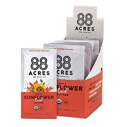 88 Acres Organic Sunflower Seed Butter | Gluten Free, Nut-Free S...