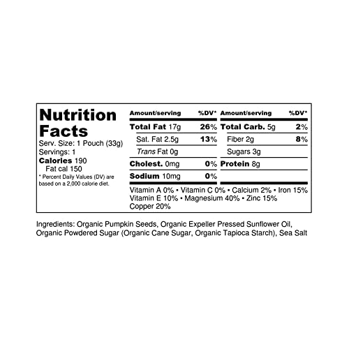 88 Acres Pumpkin Seed Butter Pouch - 1.16oz Pack of 10