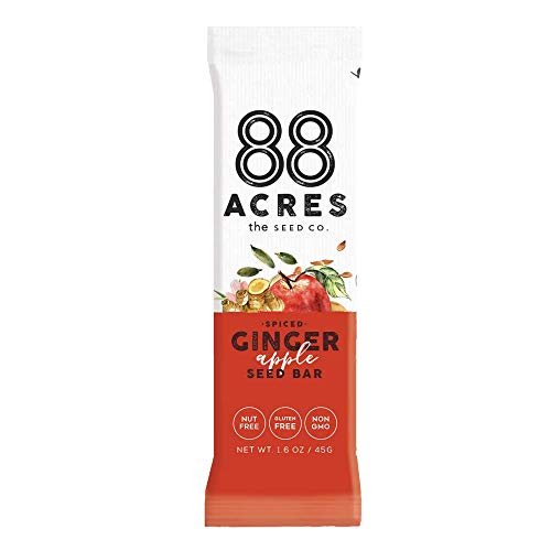 88 Acres, Ginger Apple Seed Bar, 1.6 Ounce