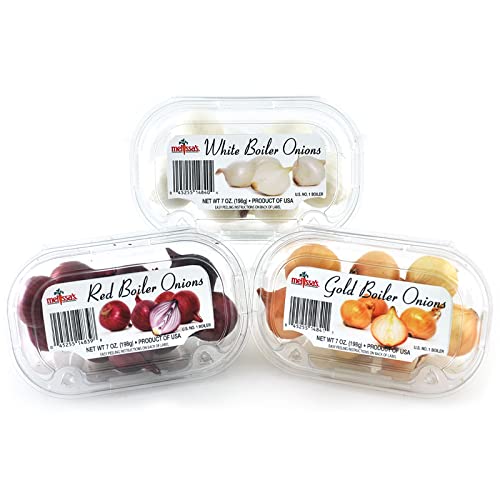 Melissas Assorted Boiler Onions, 3 Packages 7 Oz
