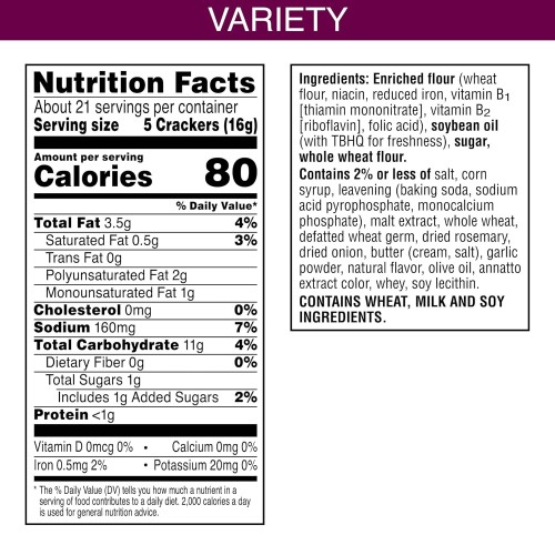 Keebler, Toasteds, Crackers, Toasted Sesame, Harvest Wheat And B