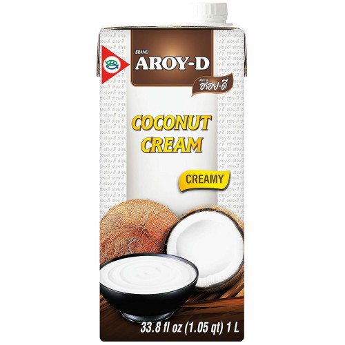 Aroy-D Coconut Cream, 33.8 Fluid Ounce 6-Pack