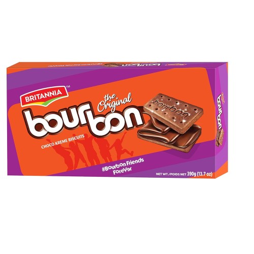 Britannia The Original Bourbon Chocolate Flavoured Cream Biscuit