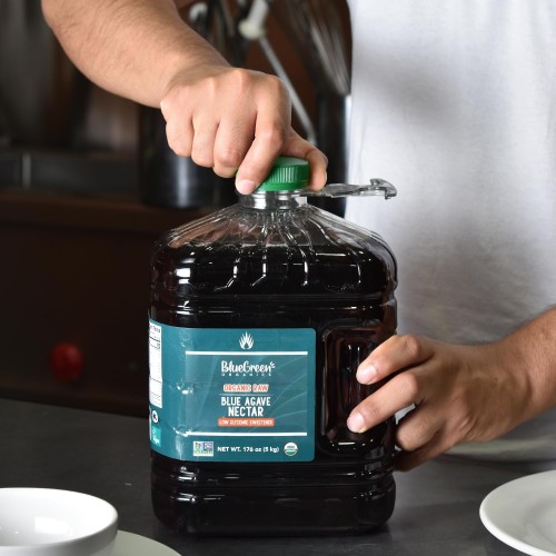 Blue Green Agave Organic Nectar, Raw Blue, 176 Ounce