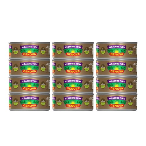 Genova Premium Albacore Tuna In Olive Oil, Low Sodium, Wild Caug