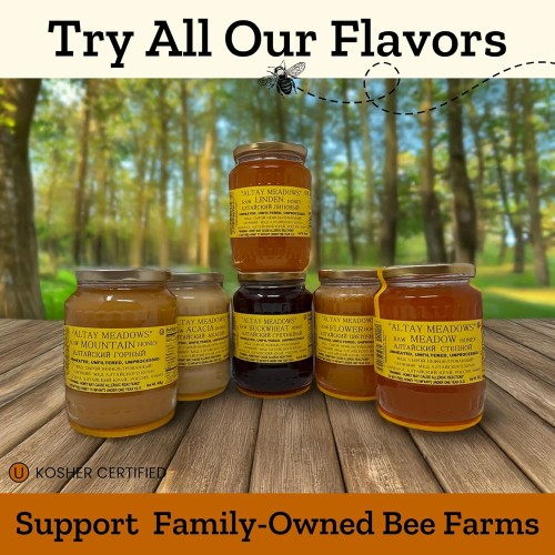 Altay Linden Honey Extremely Raw Honey 100% Natural Honey Health