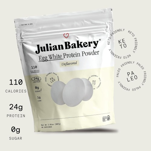 Julian Bakery Paleo Thin Protein Powder | Egg White | Unflavored