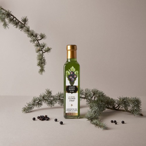 2 Pack All Natural Juniper Berry Syrup For Cocktails &Amp; Sodas