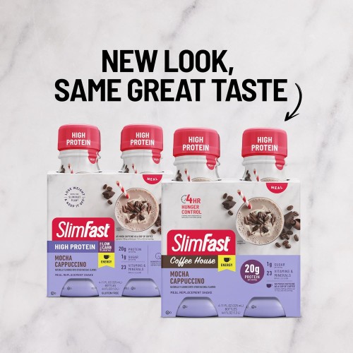 Slimfast Advanced Energy Mocha Cappuccino Shake – Ready To Drink