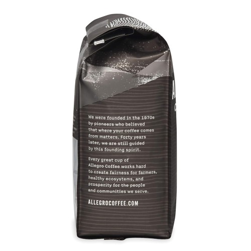 Allegro Coffee Half Caff, French Roast Ground Coffee, 12 Oz
