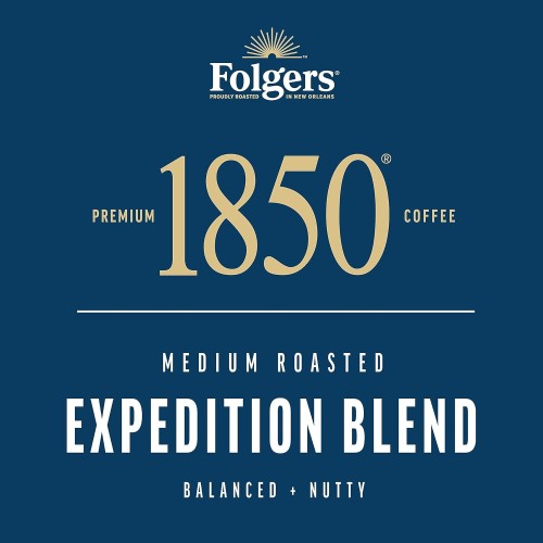 Folgers 1850 Expedition Blend Medium Roast Coffee, 60 K C