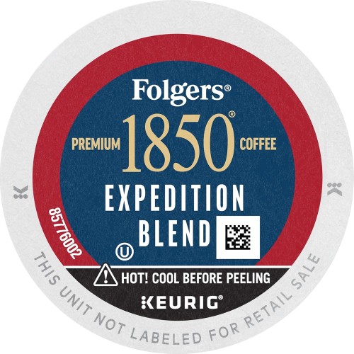 Folgers 1850 Expedition Blend Medium Roast Coffee, 60 K C