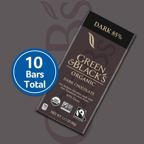 Green &Amp; Blacks Organic Dark Chocolate Bar, 85% Cacao, Easter Ch