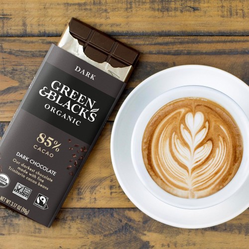 Green &Amp; Blacks Organic Dark Chocolate Bar, 85% Cacao, Easter Ch