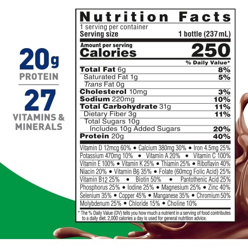 Boost High Protein With Fiber Complete Nutritional Drink, Rich C