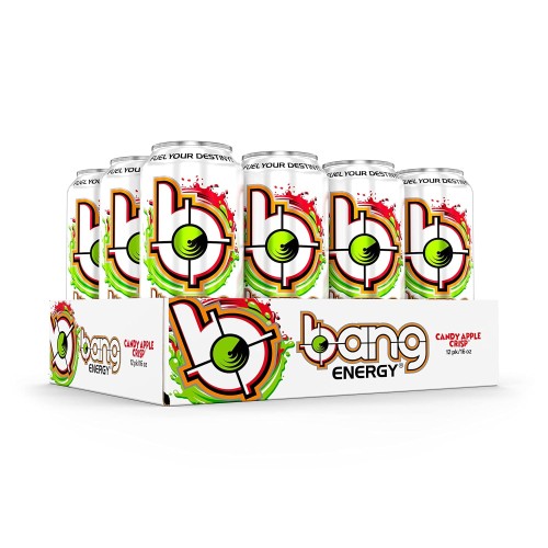 Bang Candy Apple Crisp Energy Drink, 0 Calories, Sugar Free With