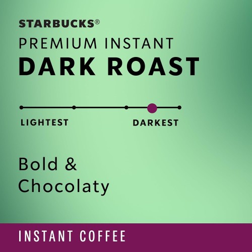 Starbucks Premium Instant Coffee — Dark Roast — 100% Arabica — 3