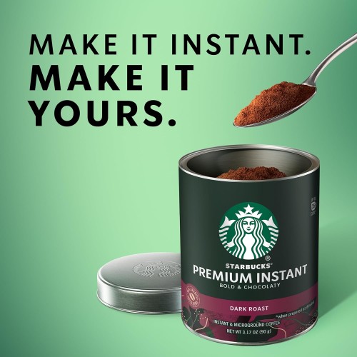 Starbucks Premium Instant Coffee — Dark Roast — 100% Arabica — 3