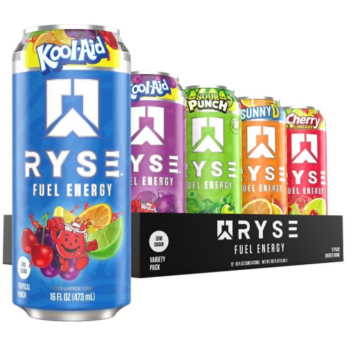 RYSE Fuel Energy Drink | On The Go Energy | 0 Sugars | 0 Calorie...
