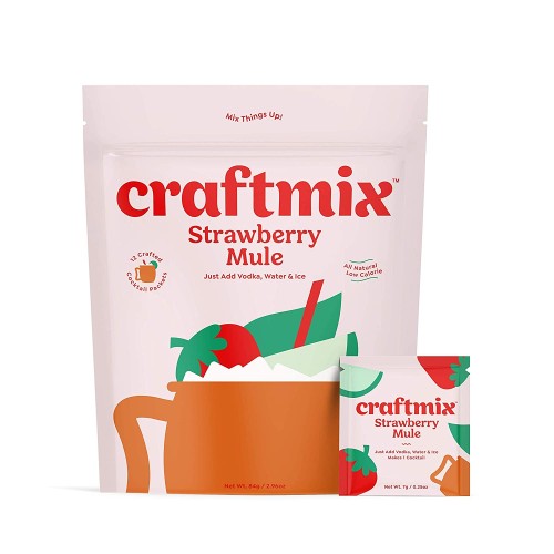 Craftmix Cocktail Mix Whiskey Sour, Low Calorie, Vegan, Gluten F