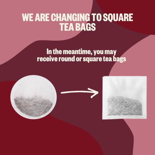 Organic Hibiscus Tea Bags | 100 Tea Bags | Eco-Conscious Tea Bag
