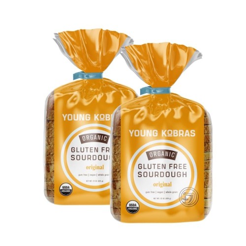 Young Kobras Organic, Gluten-Free Original Sourdough Bread 2-pa...