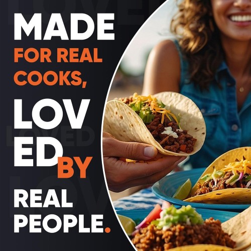 Taco Seasoning Mix Onion Powder - Gluten Free & Low Sodium