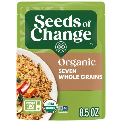 Seeds Of Change Organic Seven Whole Grains 8.5 Ounce Pack Of 12