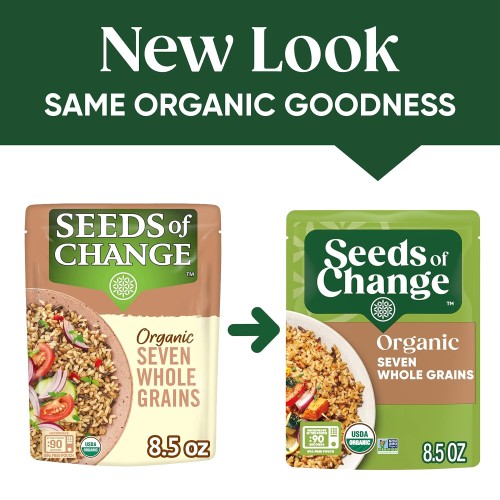 Seeds Of Change Organic Seven Whole Grains 8.5 Ounce Pack Of 12