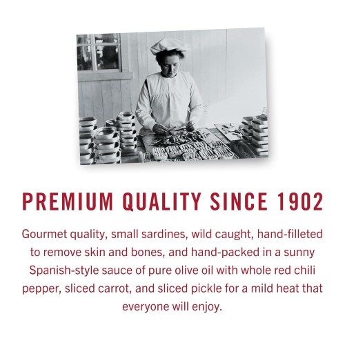 King Oscar Wild Caught Sardines Zesty Tomato, 3.75 Ounce Pack O