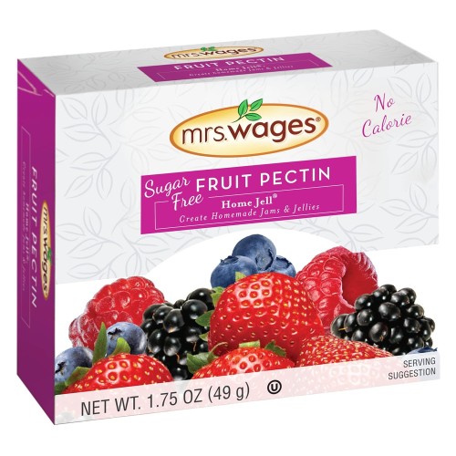 Mrs. Wages Lite Home Jell Fruit Pectin, 1.75-Ounce Pouches Pack