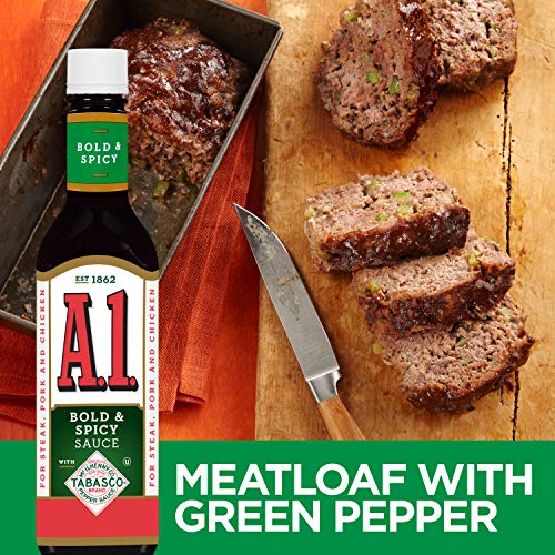 A.1. Bold &Amp; Spicy Tabasco Steak Sauce 10 Oz Bottle