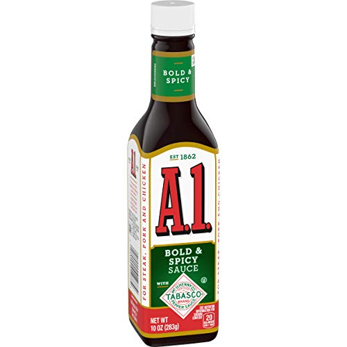 A.1. Bold &Amp; Spicy Tabasco Steak Sauce 10 Oz Bottle