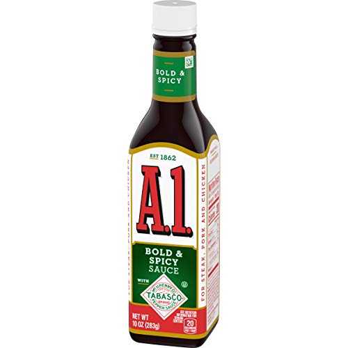 A.1. Bold &Amp; Spicy Tabasco Steak Sauce 10 Oz Bottle