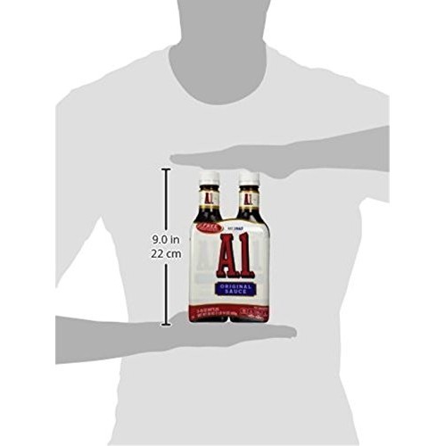 A-1 Steak Sauce, Original, 2 Packs Of 15 Oz Glass Bottles Pack